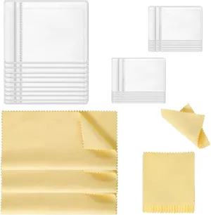 1 Set for Small Business Jewelry Earring Storage Organizer Jewelry Clear Rings Jewelry Pouch Package Bag Polyester Transparent Bag