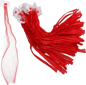 100Pcs Reusable Mesh Produce Bags Storage Bags for Fruits Vegetables Nuts Seafood for Grocery Shopping and Organization