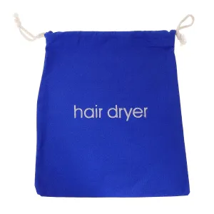 1pc Hair Dryer Storage Bag Black Travel Bag Travel Toiletries Containers Cotton Makeup Bag Travel Toiletry Bag Cosmetic Bag Hair Dryer Bag Drawstring Black Hair Dryer Pouch Blue