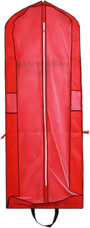 1pc Wedding Dress Garment Bag Non Woven Protective Cover for Clothing Storage Dust Wedding Gown Protector for Formal Dresses Photography Displays