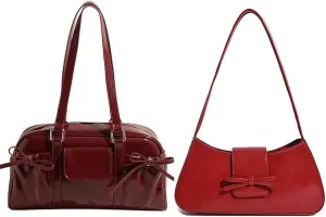 2025 Shoulder Bags for Women Small Y2K Purse Hobo Bags with Bow