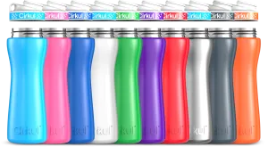 22oz. Stainless Steel Bottle & Comfort Grip Lid