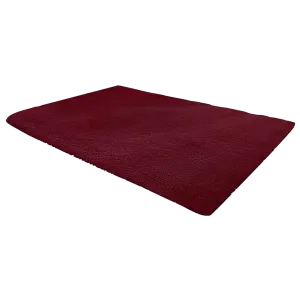 230x160cm Floor Rugs Large Shaggy Rug Area Carpet Bedroom Living Room Mat - Burgundy