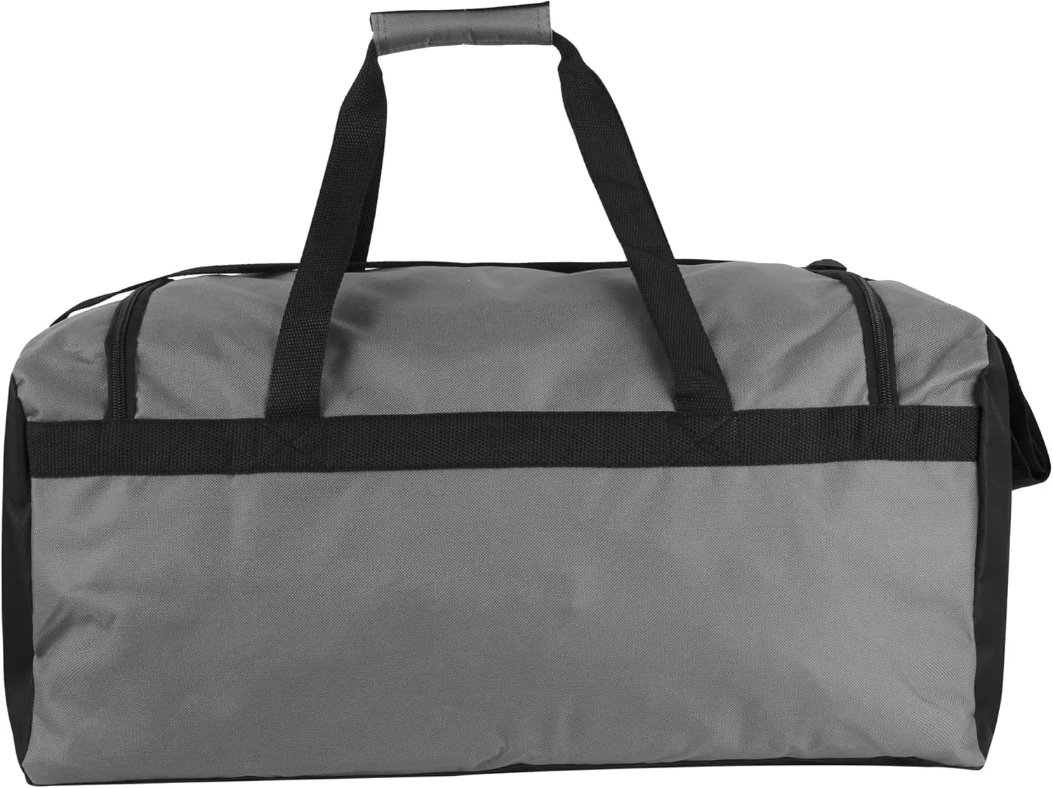 24 Pack Reflective Duffle Bags Bulk for Homeless Adults, Gym, Foster Kids Bulk Duffel Bags Wholesale (Grey Pack)