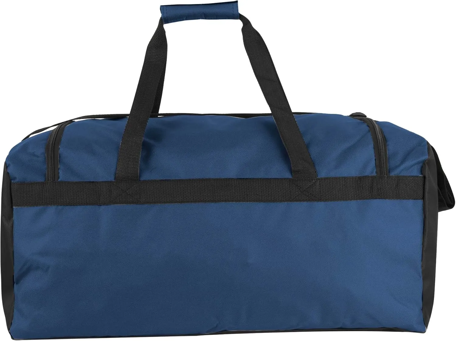 24 Pack Reflective Duffle Bags Bulk for Homeless Adults, Gym, Foster Kids Bulk Duffel Bags Wholesale (Navy Blue Pack)