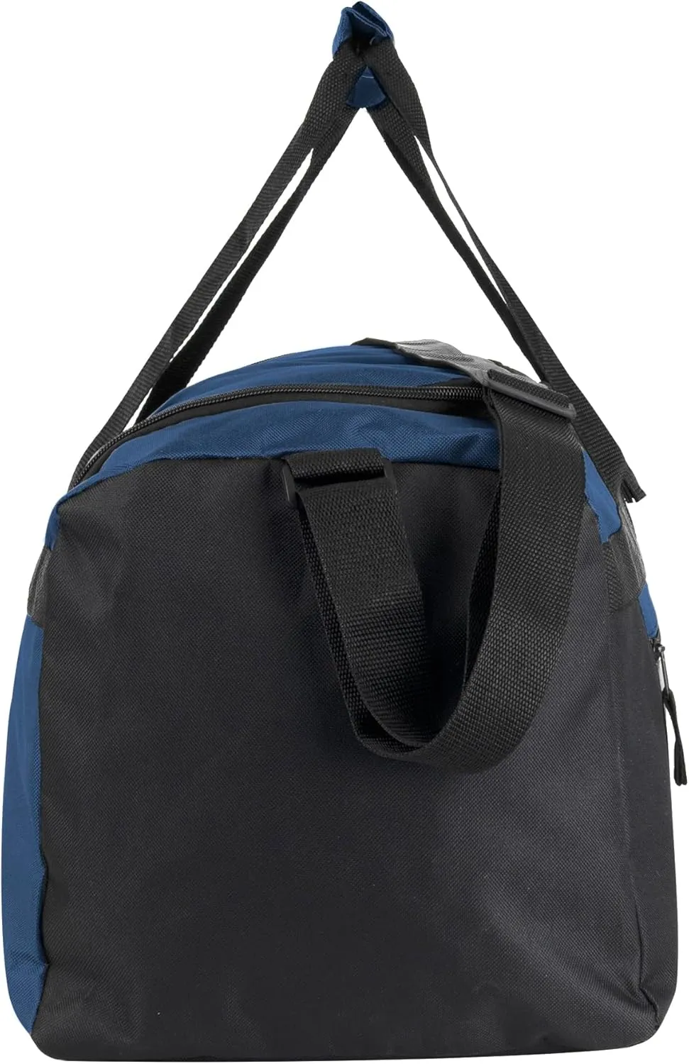 24 Pack Reflective Duffle Bags Bulk for Homeless Adults, Gym, Foster Kids Bulk Duffel Bags Wholesale (Navy Blue Pack)