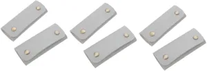 3sets Fashionable Bag Handle Supplies Diy Pu Leather Covers for Handbags Tote Bag Handle Grip Easy Installation 2pcs*3