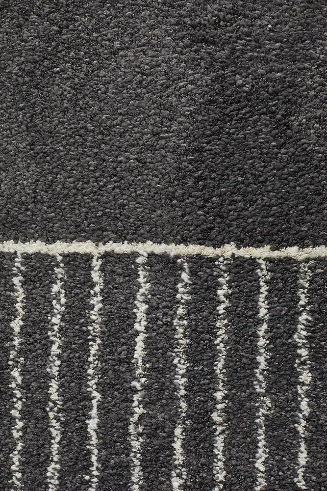 Adina Ivy Modern Charcoal Rug