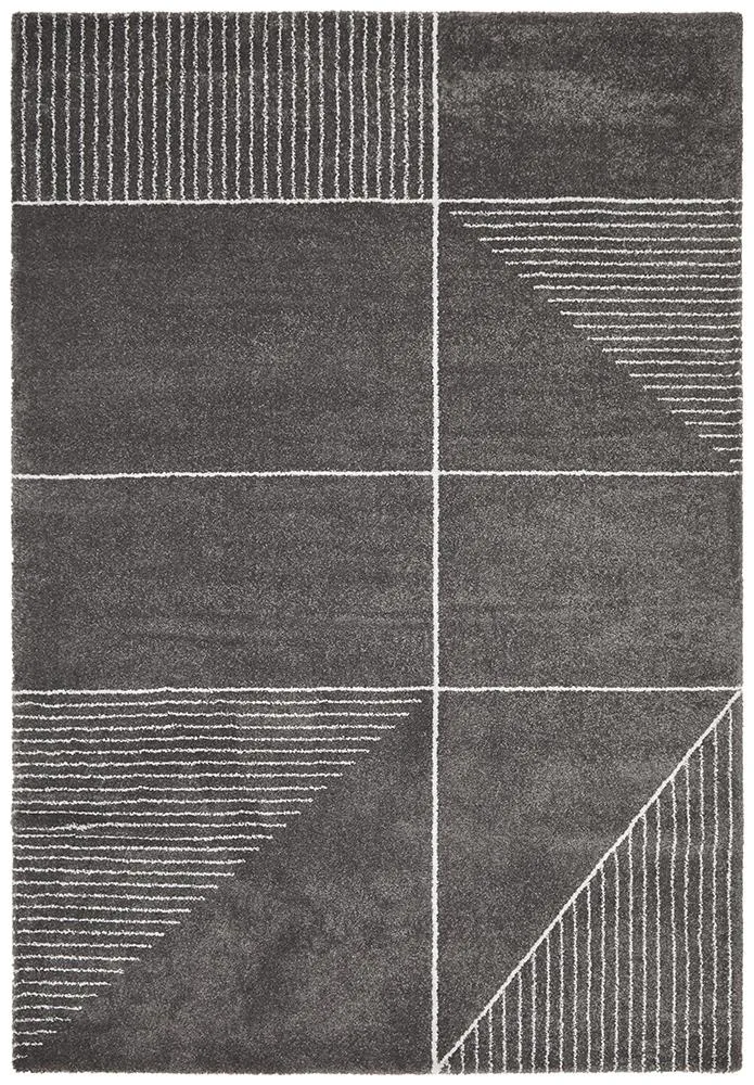 Adina Ivy Modern Charcoal Rug
