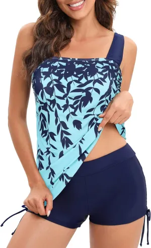 American Trends Tankini Swimsuits Plus Size Tankini Bathing Suits for Women Tankini Bathing Suits Swimwear for Women