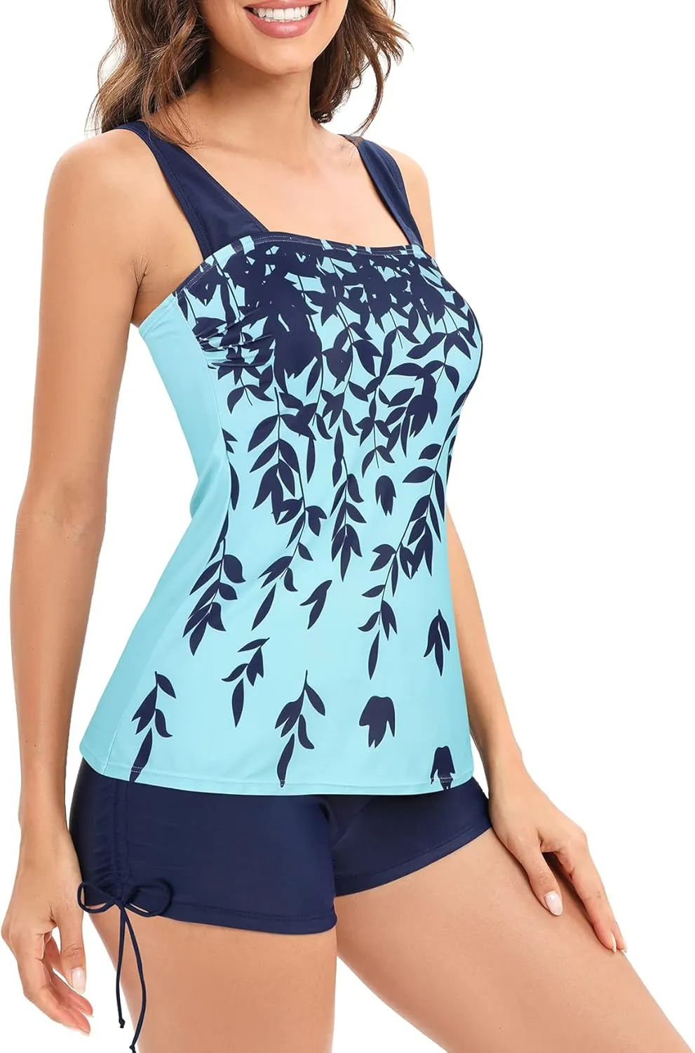 American Trends Tankini Swimsuits Plus Size Tankini Bathing Suits for Women Tankini Bathing Suits Swimwear for Women