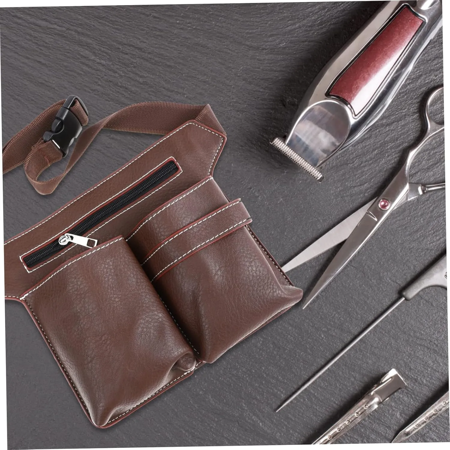 Angoily Hair Scissor Holder Bag Barber Scissor Bag Hairdressing Storage Pouch