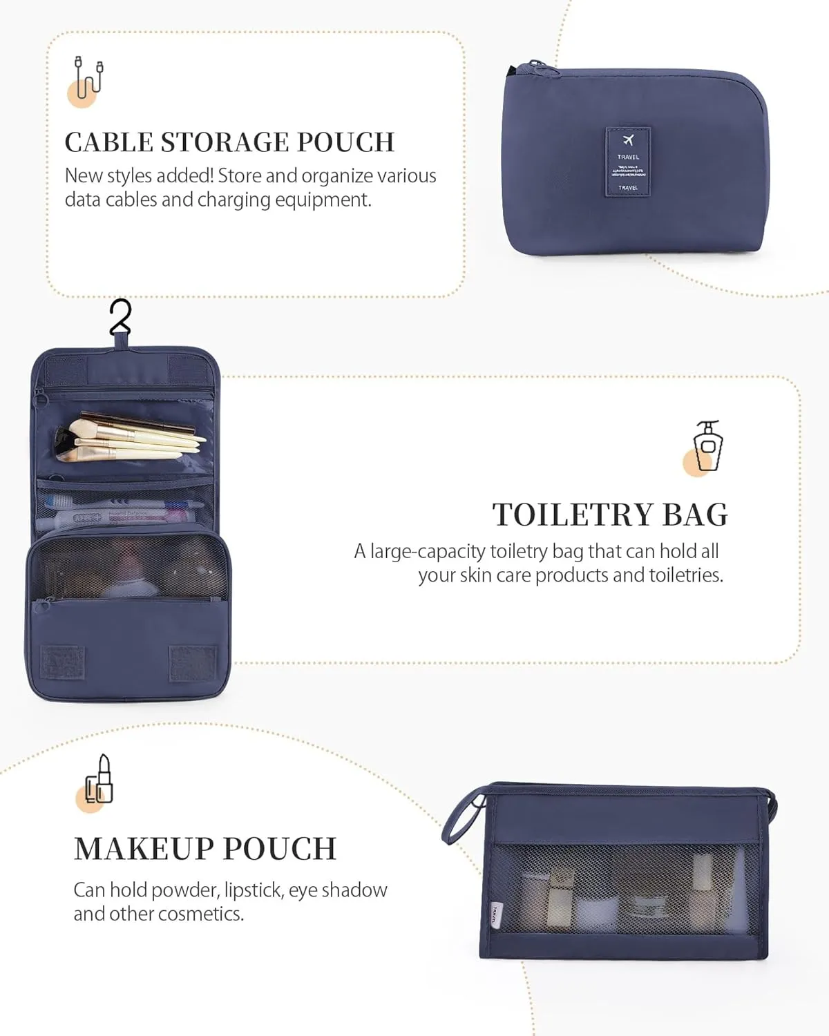 Anjing Packing Cubes 10/11 PCS Travel Luggage Organizers, Travel Essentials, Waterproof Packing Organisers, Luggage Organizer Bags