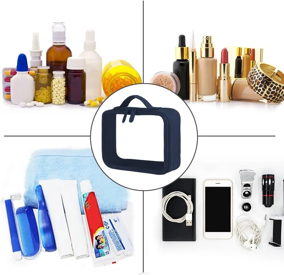 ANRUI TSA Approved Toiletry Bag,Clear Travel Bag