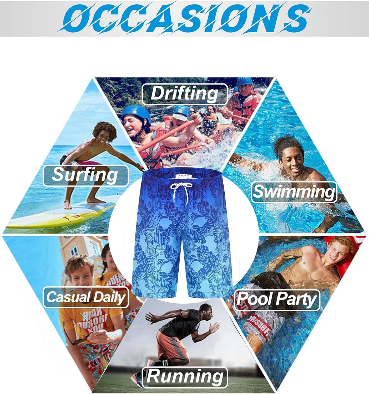 APTRO Men's Swim Trunks 9" Quick Dry Swimsuits Beach Bathing Suits Swim Board Shorts Mesh Liner
