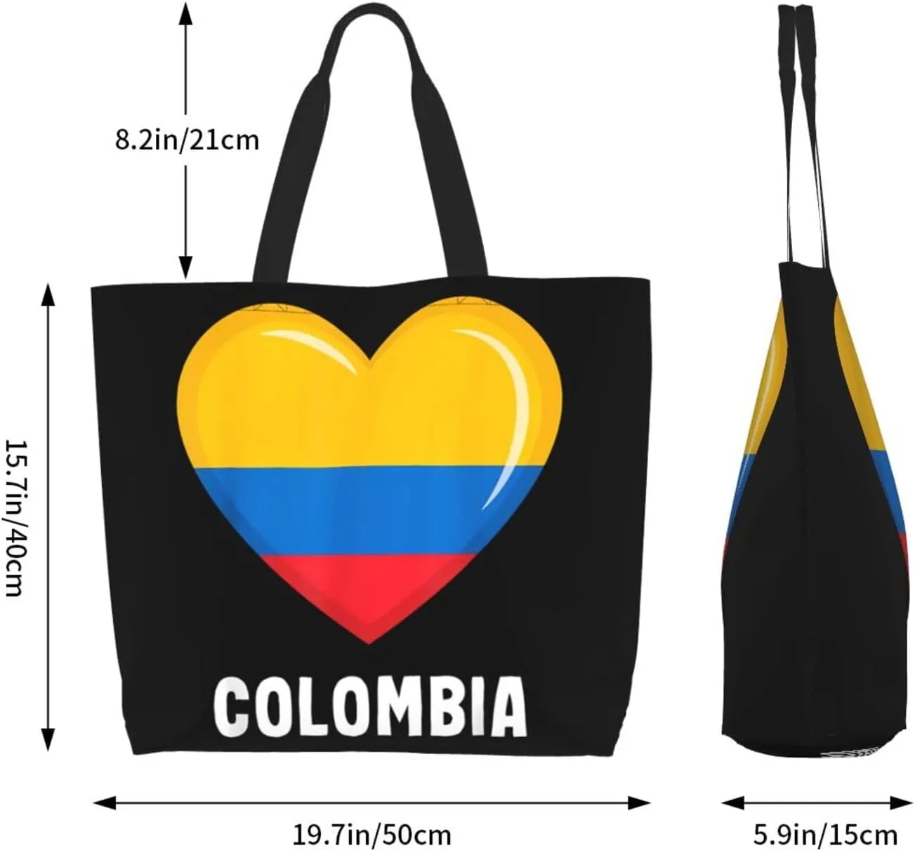 Argentina Flag Women's Tote Bag Large Capacity Single Shoulder Bags Handbag for Shopping Work