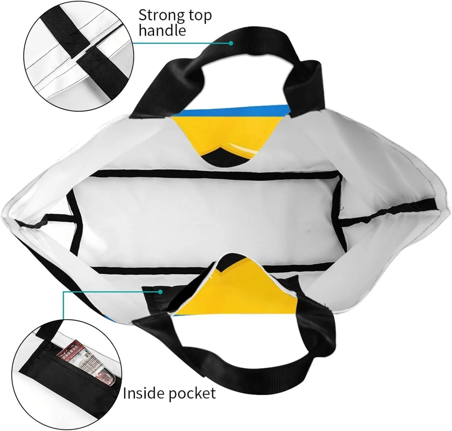 Argentina Flag Women's Tote Bag Large Capacity Single Shoulder Bags Handbag for Shopping Work