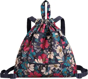 Beach Tote Bag Drawstring Seal Folding Sports Fitness Backpack Light Travel Day-Pack For Gym Outdoor Mens Beach Travel R