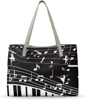 Belidome Tote Bag for Women Travel Work Handbags PU Leather, Lightweight Waterproof Big Capacity with Inside Pockets