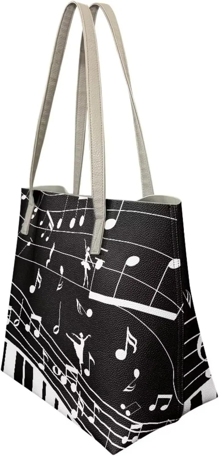 Belidome Tote Bag for Women Travel Work Handbags PU Leather, Lightweight Waterproof Big Capacity with Inside Pockets
