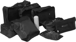 BESTYASH 9pc Set Travel Toiletry Bag Handle for Women Foldable Garment Bag Duffle Cosmetics Makeup Cube Packing Organizer