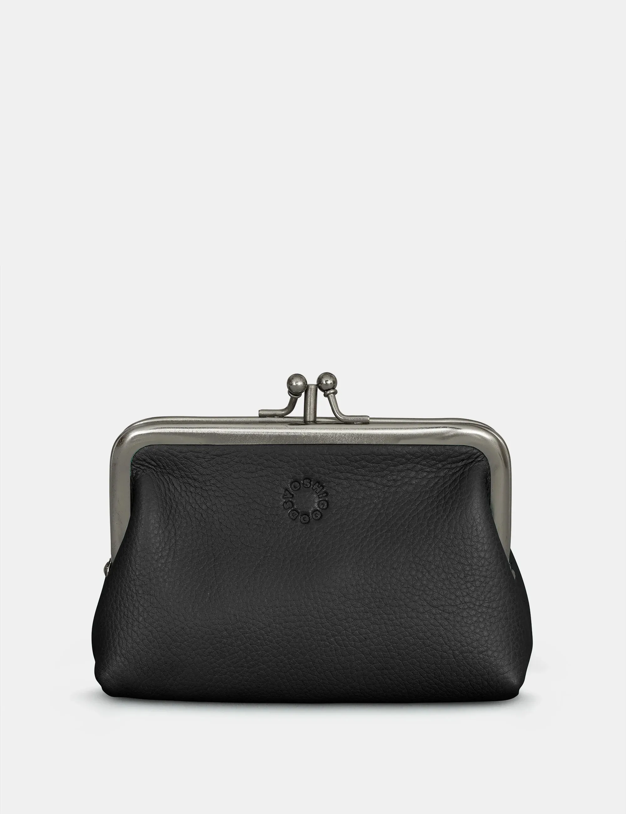 Black Aubrey Triple Frame Purse