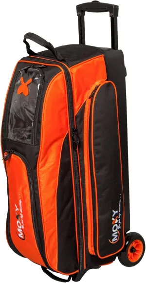 Bowlerstore Products Moxy Blade Triple Roller Bowling Bag - Orange/Black
