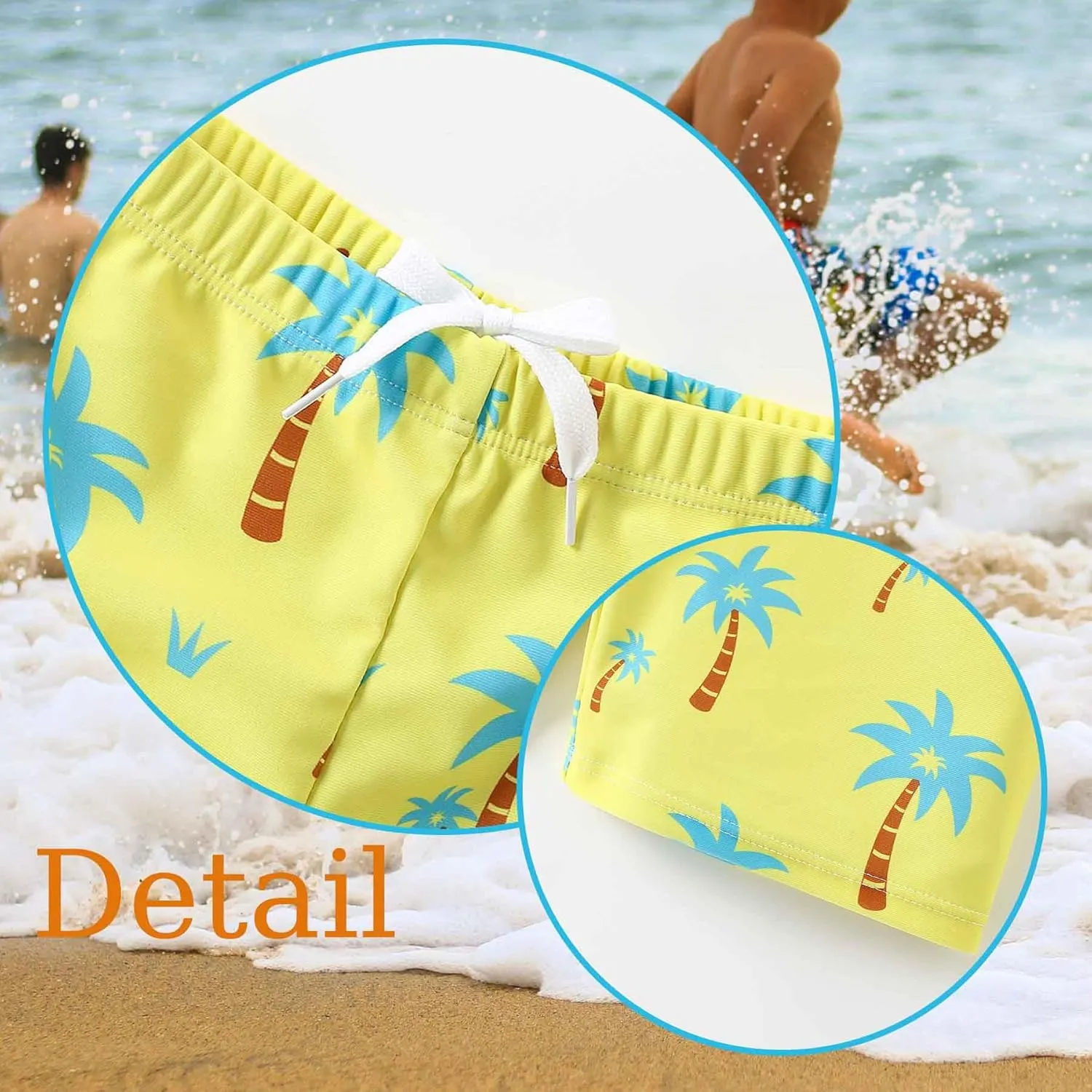 Boys Swim Trunks Quick Dry Board Shorts Swimwear Trunks Hawaii Beach Swimsuit Toddler Bathing Suit Bottom Kid 2-8Years
