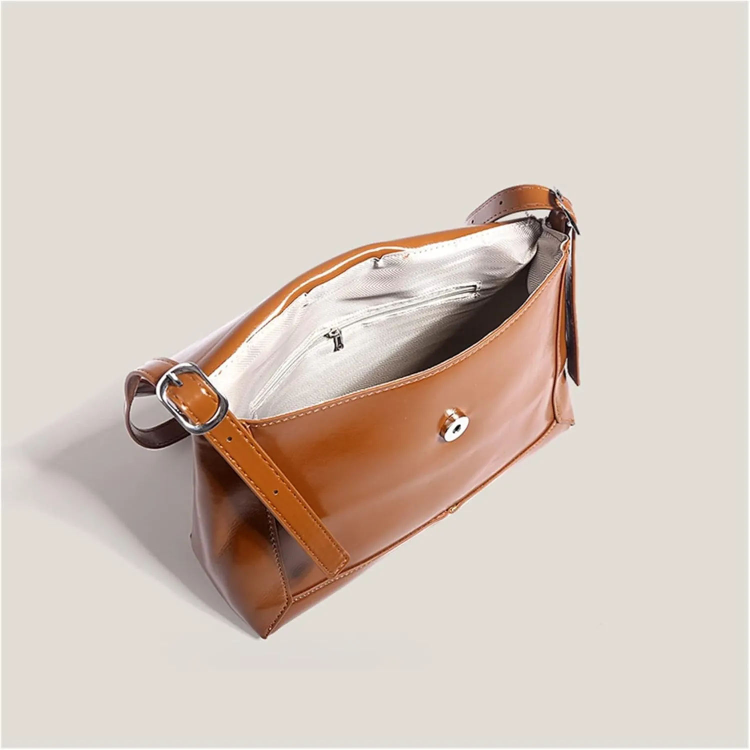 Casual Quality Shoulder Bag For Women Messenger Bag Crossbody Bags For Women Handbags Square Shopper Tote Bag(Coffee)