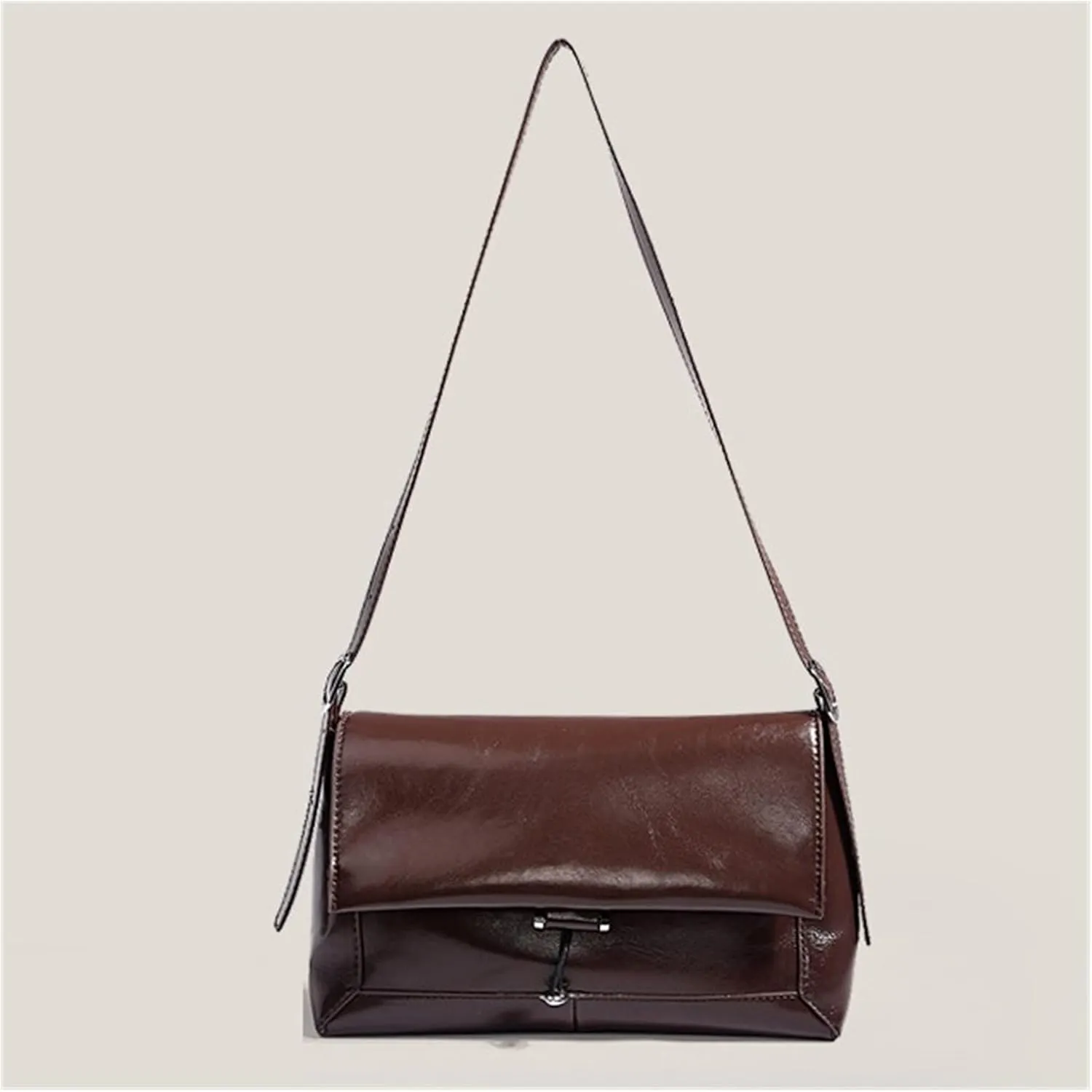 Casual Quality Shoulder Bag For Women Messenger Bag Crossbody Bags For Women Handbags Square Shopper Tote Bag(Coffee)