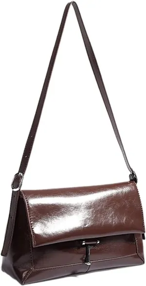 Casual Quality Shoulder Bag For Women Messenger Bag Crossbody Bags For Women Handbags Square Shopper Tote Bag(Coffee)