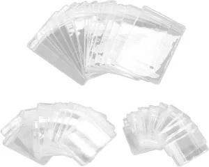 CLEAR JEWELRY BAGS FULL PROTECTION RINGS EARRINGS PVC ZIPLOCK BAGS FOR STORAGE