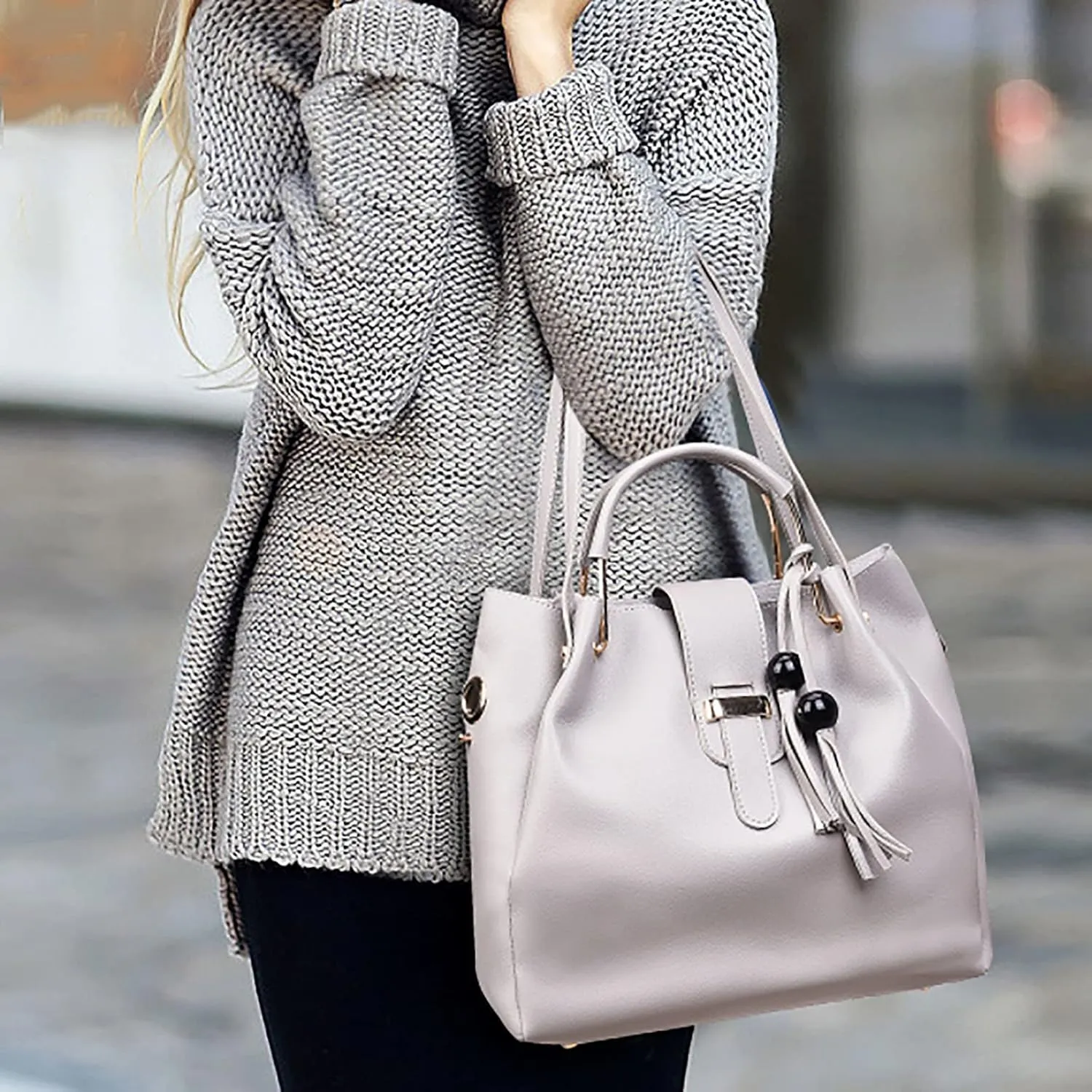 Clutch Saddle Bag Fashion Upgrade 3pcs Set Crossbody Bag Handbags Wallet Tote Bag Shoulder Bag Top Handle Satchel