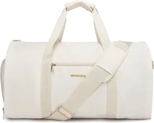Convertible Carry on Garment Bag for Women,Hanging Garment Bags for Travel with Shoe Pouch 2 in 1 Hanging Suitcase Suit Bag for Women Travel Bags for Women Duffle Bag Garment Bag Gifts White