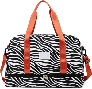 Convertible Suit Travel Bag 20in Gym Bag For Men Women,Sports Travel Duffel Bag With Shoes Compartment Wet Pocket hanging garment duffel bag (Color : C, Size : 51 * 26 * 32cm)
