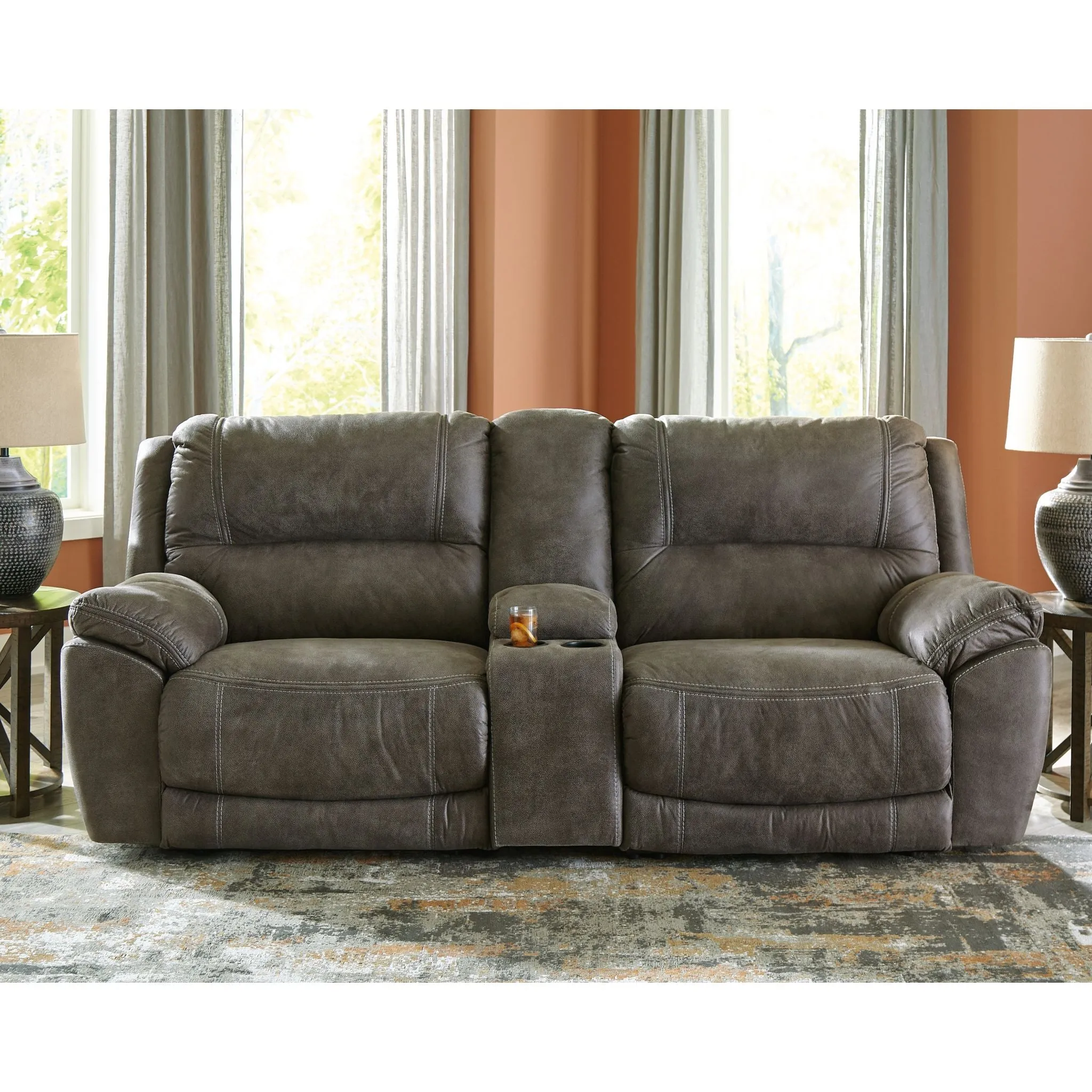 Cranedall 3 Piece Power Reclining Loveseat Console
