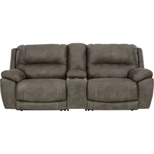 Cranedall 3 Piece Power Reclining Loveseat Console