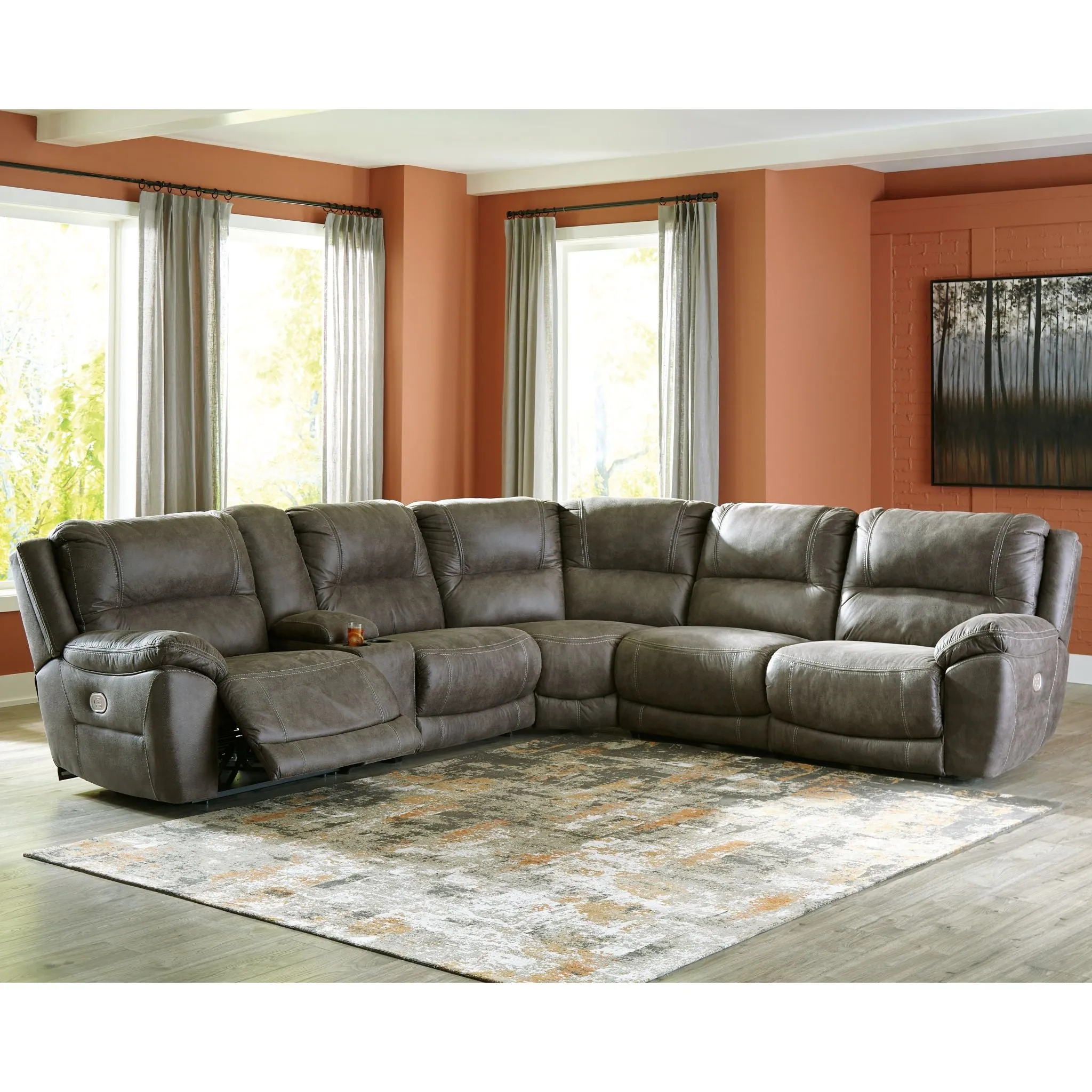 Cranedall 6-Piece Power Reclining Sectional