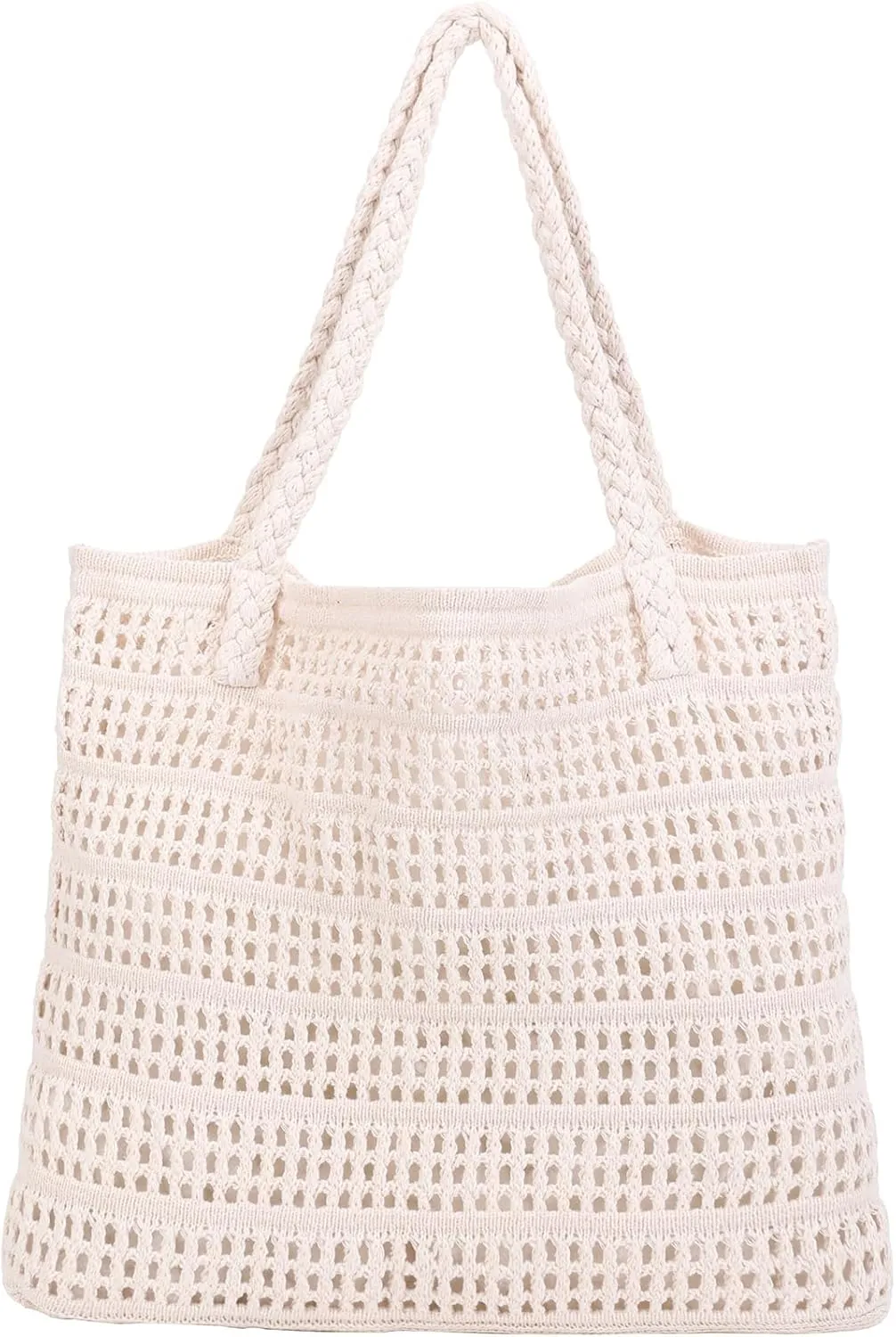 Crochet Bags for Women Summer Beach Tote Bag Large Capacity Shoulder Bag Aesthetic Hobo Bag Knit Bag Hippie Bag