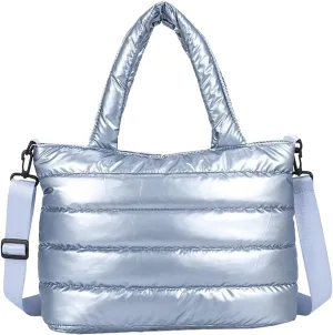 Cross Body Bag For Woman Large Quilted Shoulder Bag Carryall Puffer Hobo Bag For Family Friends Travel College C