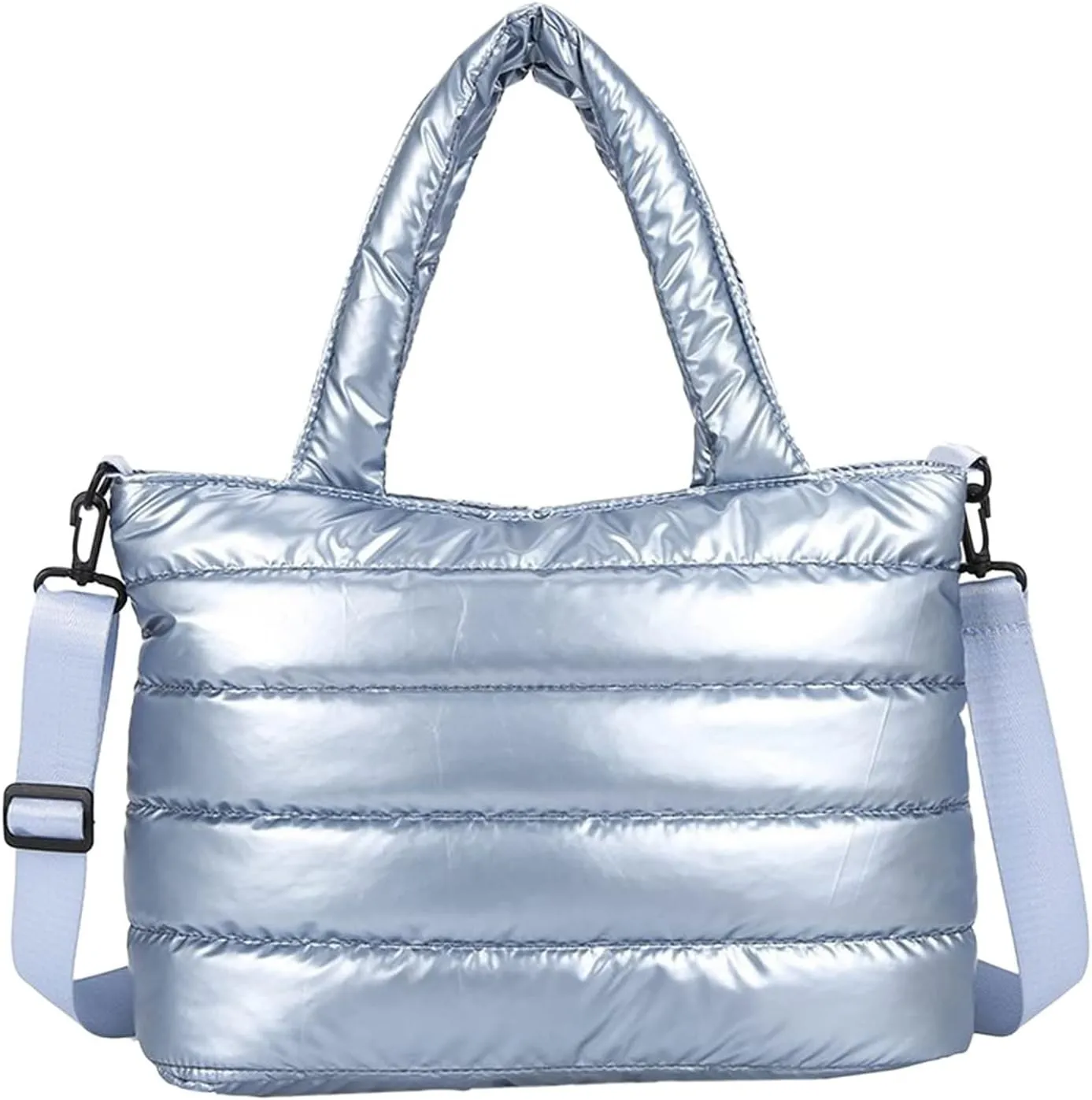 Cross Body Bag For Woman Large Quilted Shoulder Bag Carryall Puffer Hobo Bag For Family Friends Travel College C