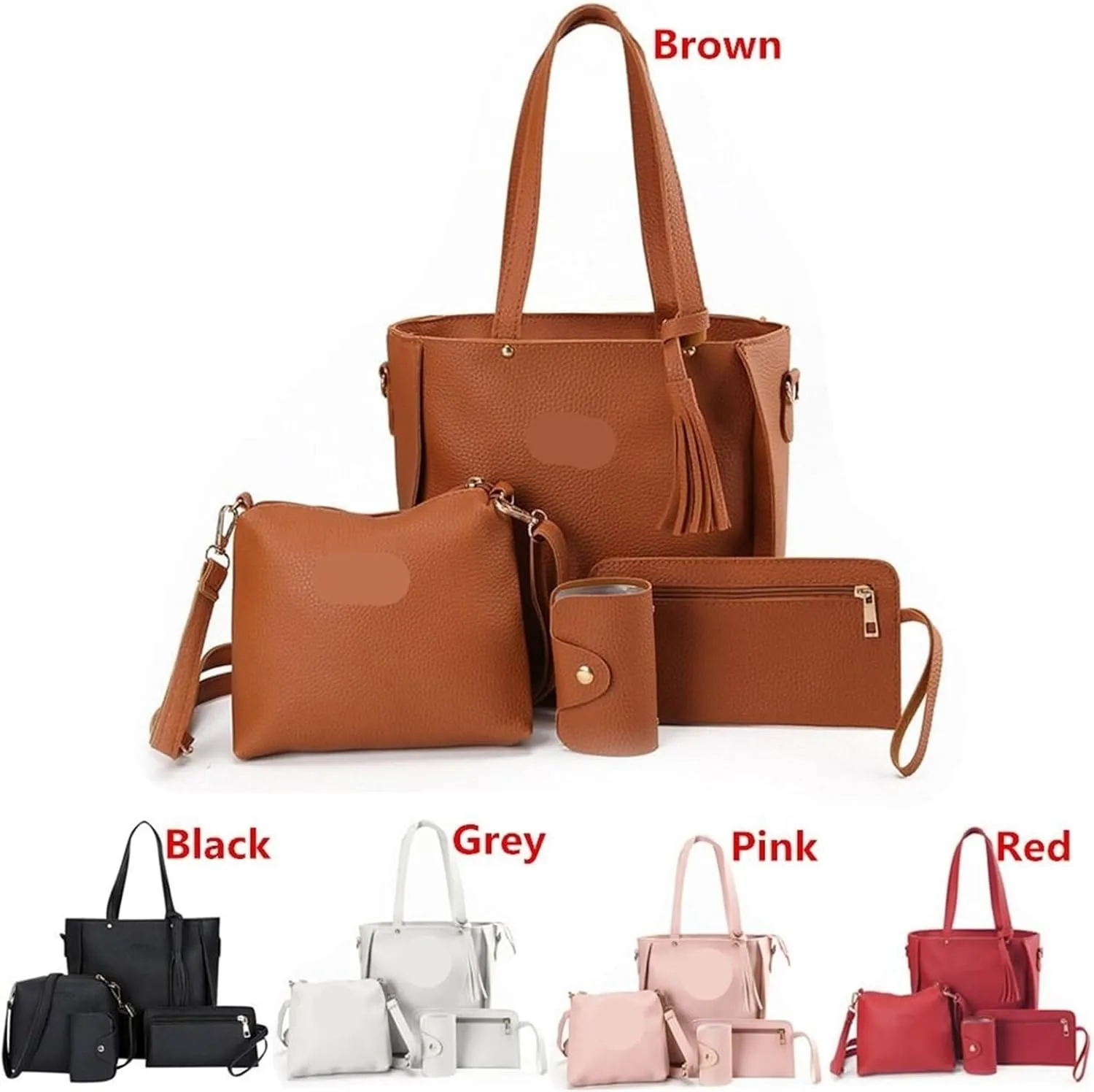 Crossbody Bags Women Bag Set Pattern Portable Fashion Shoulder Bags Purse Ladies