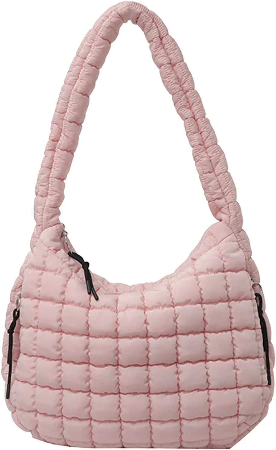 Crossbody Handbag Purse Pleated Clouds Bag Fashion Shoulder Tote Dumpling Bag Large Capacity Down Cotton Armpit Women's
