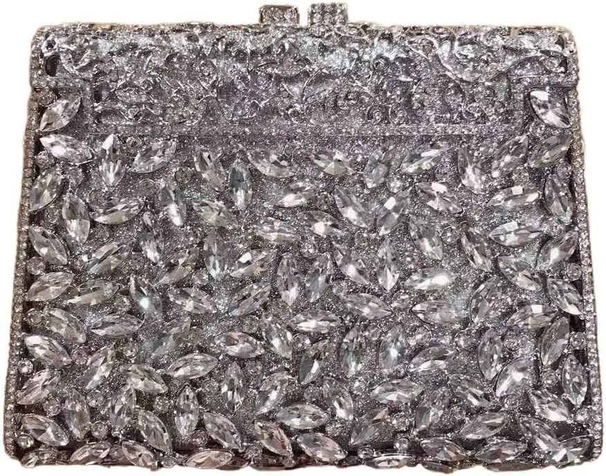 Crystal Jewelry Bag Wedding Party Cocktail Ladies Gift(D)