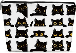 Cute Cat Mom Gifts, Makeup Bag, Funny Cosmetic Bag Cat Gifts for Women, Cats Lover Gift for Sister Girls Bestie Birthday Nurse Mothers Day Friendship Travel Toiletry Bags