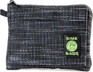 DIME BAGS Padded Pouch  Smell Proof Protective Case with Padded Interior, Durable Hemp-Polyester Fabric, Heavy-Duty Zippers & Interchangeable Patch, Travel & Storage for Fragile Items