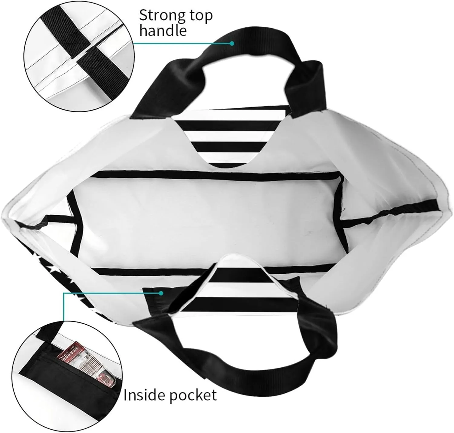 Dirt Track Lights Flag Motocross Women's Tote Bag Large Capacity Single Shoulder Bags Handbag for Shopping Work