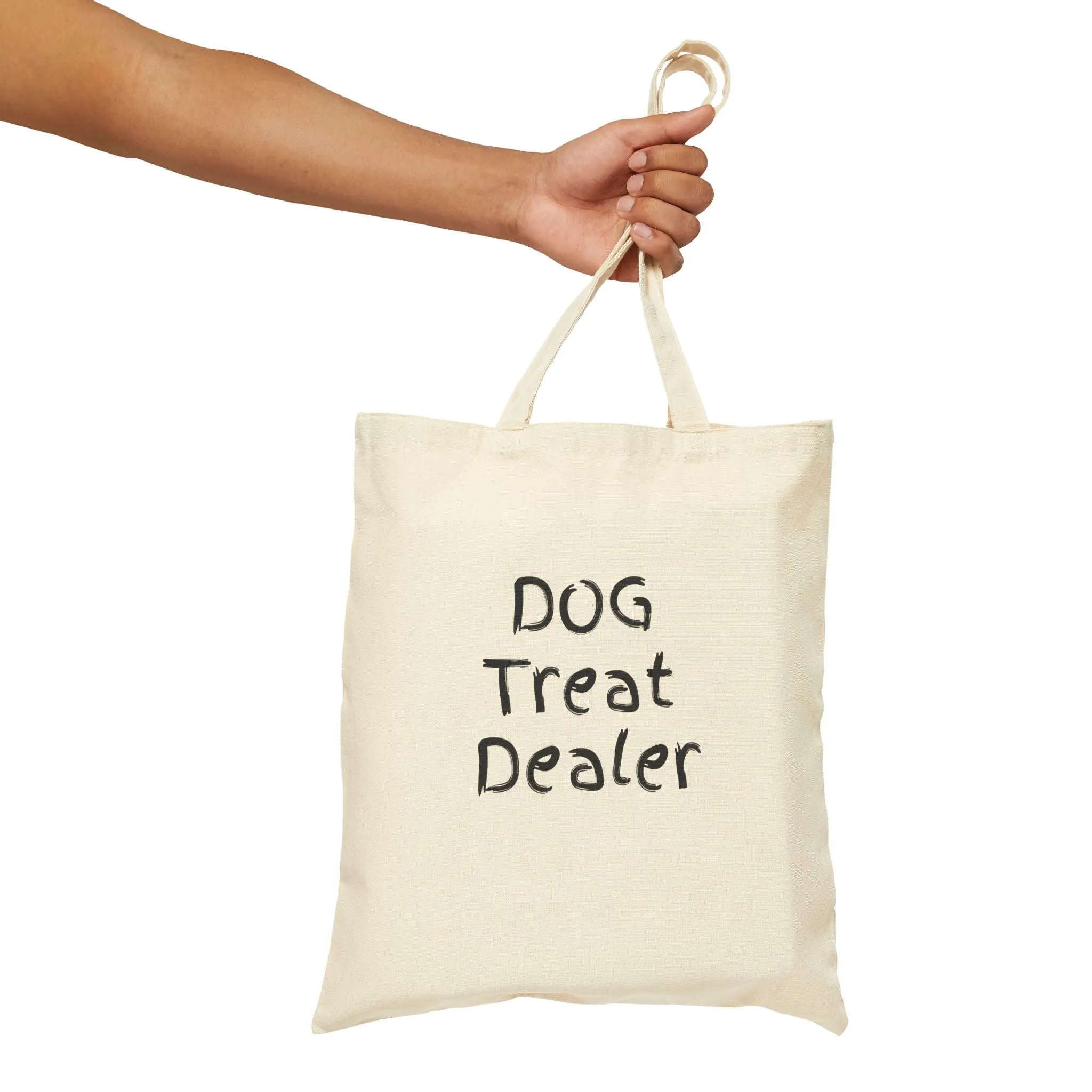 Dog Treat Dealer Cotton Canvas Tote Bag