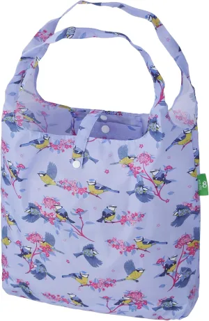 ECO CHIC Foldable Reusable Grocery Bags - Lightweight, Recycled & Reusable Shopping Bag - Waterproof Packable Tote