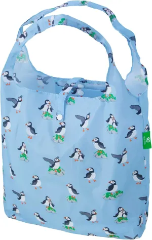 ECO CHIC Foldable Reusable Grocery Bags - Lightweight, Recycled & Reusable Shopping Bag - Waterproof Packable Tote